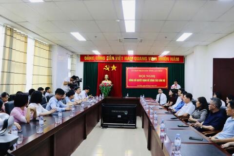 Hội nghị công bố Quyết định điều động và bổ nhiệm Giám đốc Sở Công Thương.