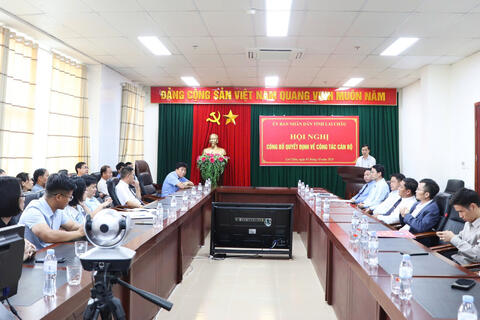 Hội nghị công bố Quyết định điều động và bổ nhiệm Phó Giám đốc Sở Công Thương